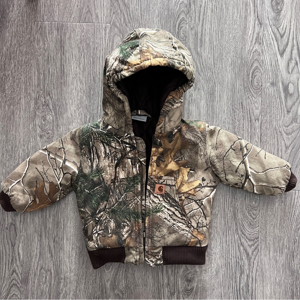 Carhartt Baby Realtree Canvas Quilted Lined Jacket 12M